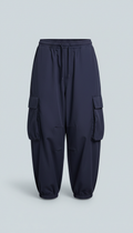 Deep Indigo Oversized Cargo Trousers